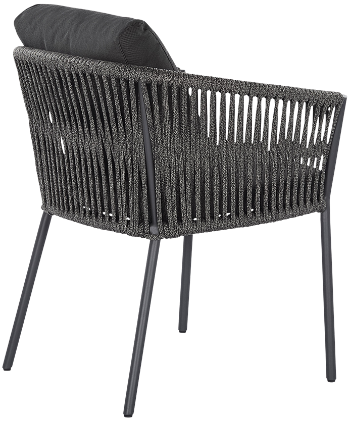 Catalina Outdoor Dining Chair  -  Charcoal - Outdoor Dining Chair