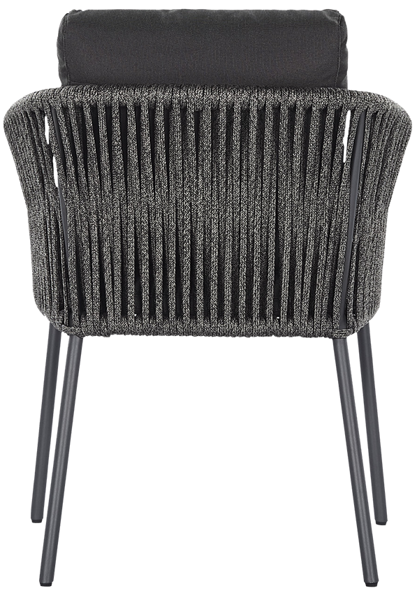 Catalina Outdoor Dining Chair  -  Charcoal - Outdoor Dining Chair