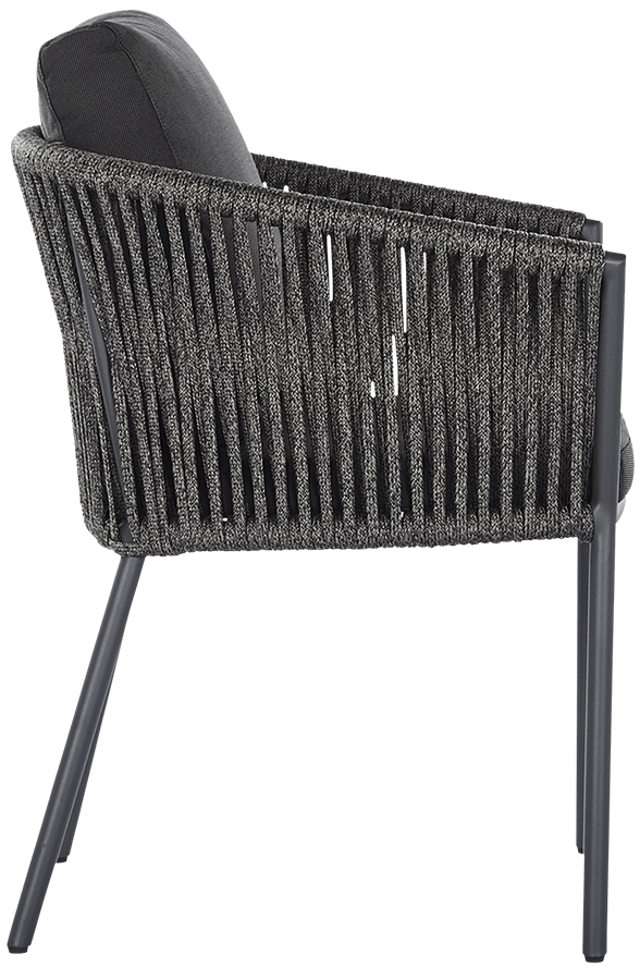 Catalina Outdoor Dining Chair  -  Charcoal - Outdoor Dining Chair