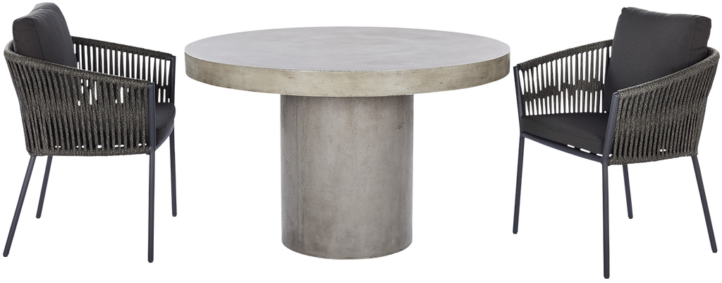 Catalina Outdoor Dining Chair  -  Charcoal - Outdoor Dining Chair