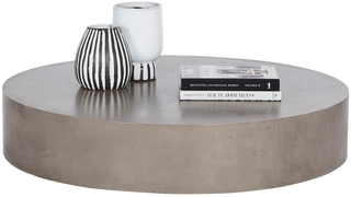 Monaco round deals concrete coffee table