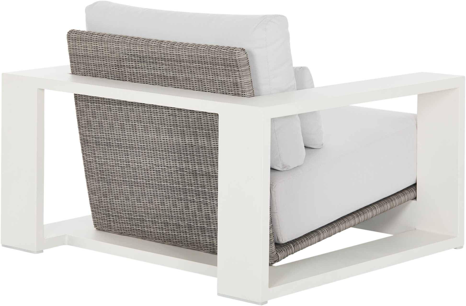 Cuba Outdoor Lounge Chair  - White - Outdoor Chair