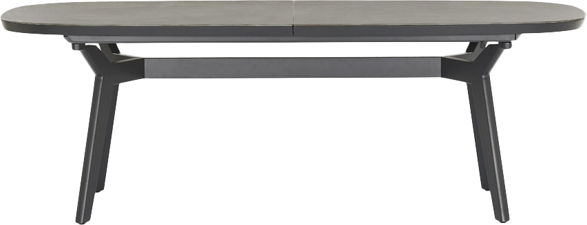 Malibu Extension Dining Table  -  Charcoal - Dining Table