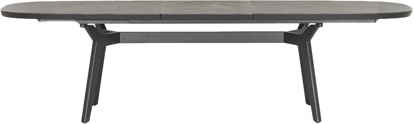 Malibu Extension Dining Table  -  Charcoal - Dining Table