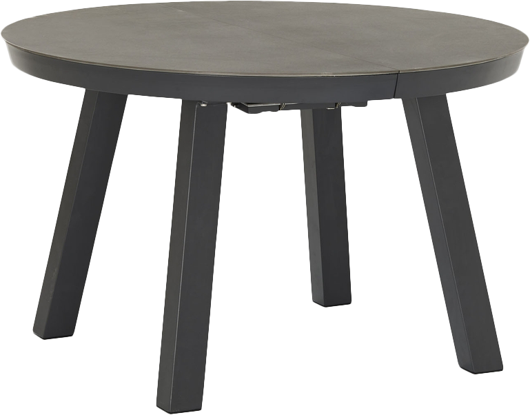 St Martin Round Extension Dining Table  -  Charcoal - Dining Table
