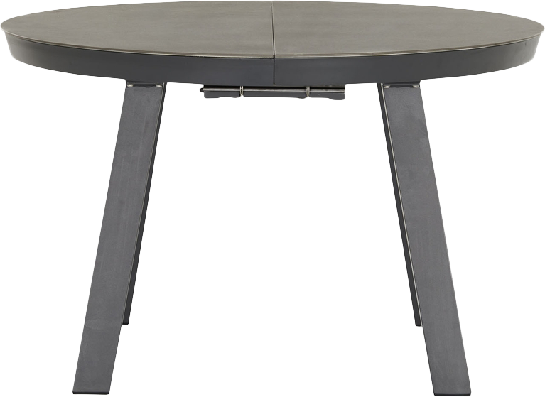 St Martin Round Extension Dining Table  -  Charcoal - Dining Table