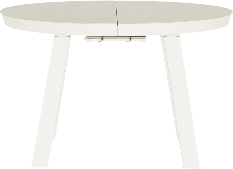 St Martin Round Extension Dining Table  -  White - Dining Table