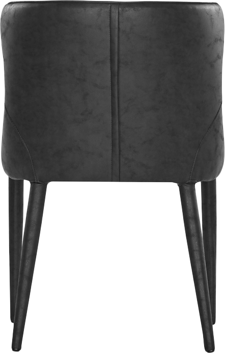 Markson Dining Chair  -  Black Vegan Leather - Dining Chair