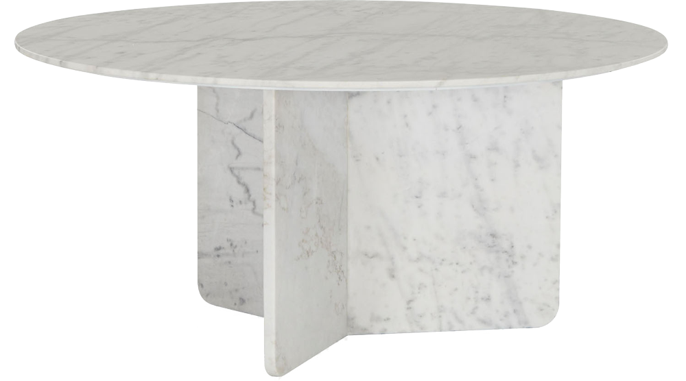 Como Marble Round Dining Table  -  63" - Dining Table