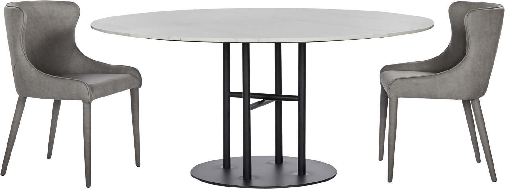 Flex Marble Dining Table  -  66" - Dining Table