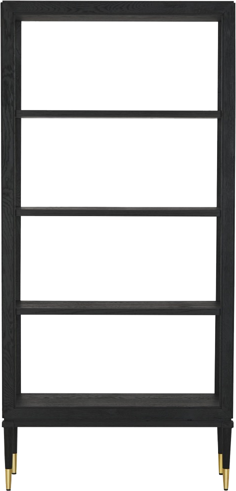 Maurice Shelving Unit  -  Drifted Matte Black - Bookcase
