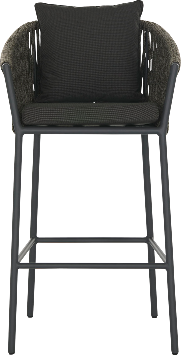 Catalina Outdoor Barstool  -  Charcoal - Bar Stool