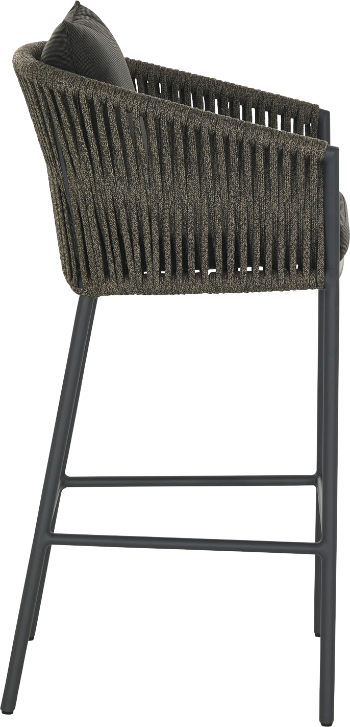 Catalina Outdoor Barstool  -  Charcoal - Bar Stool