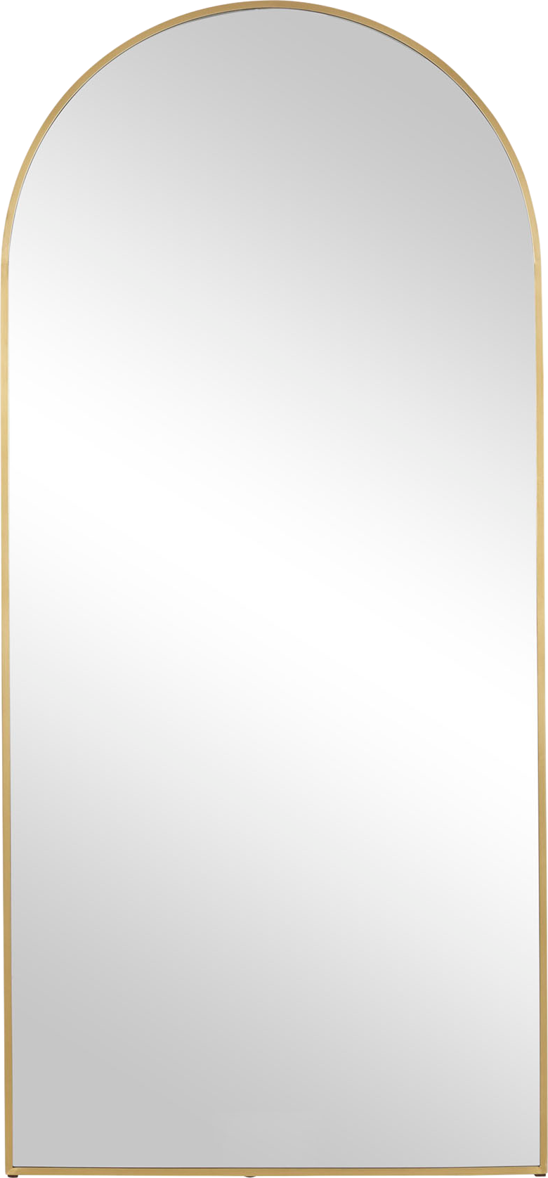 Charlotte Arch Floor Mirror  -  Brushed Gold - Floor Mirror