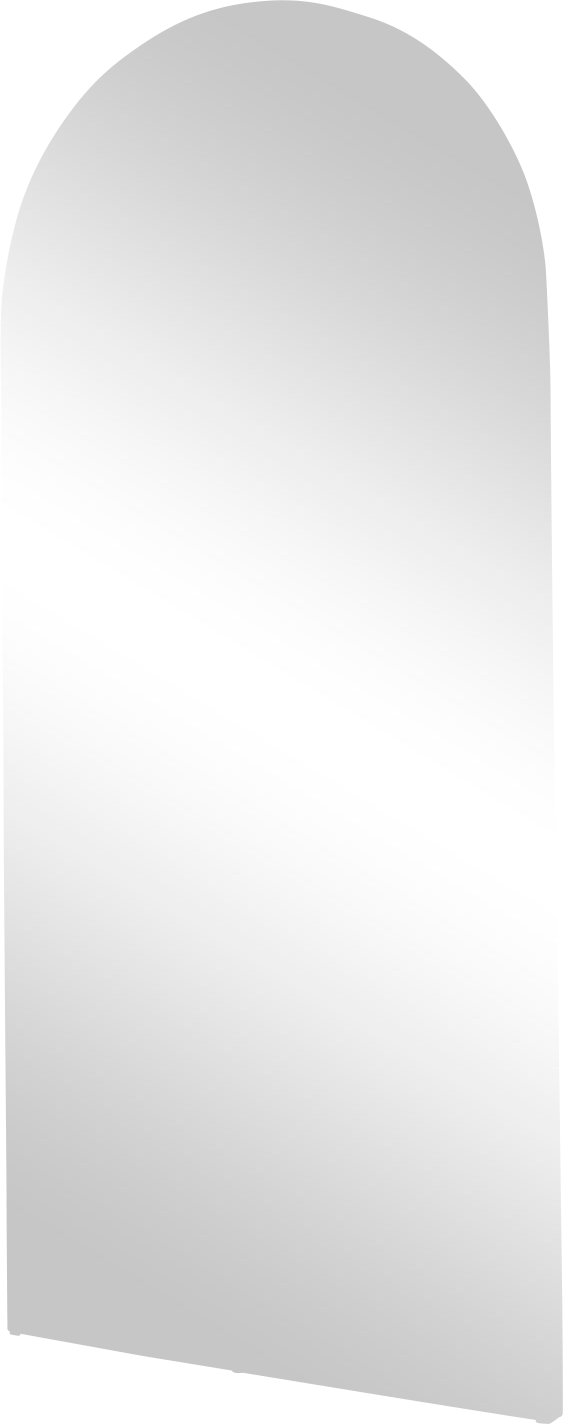 Charlotte Arch Floor Mirror  -  Brushed Gold - Floor Mirror