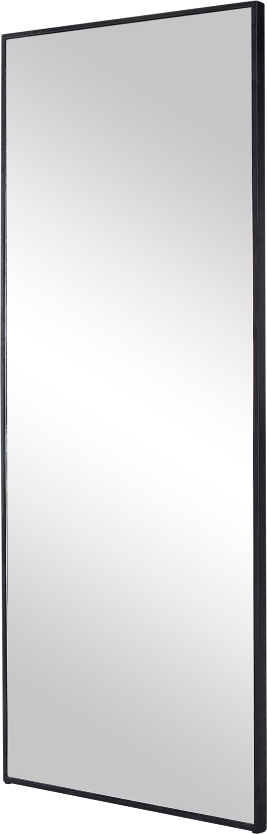 Charlotte Tall Mirror  -  Black - Mirror