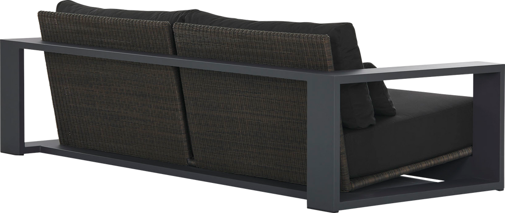 Cuba Outdoor Sofa  -  Charcoal - Outdoor Sofa