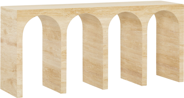 Travertine console outlet