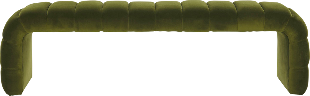 Westwood Bench  -  Moss Velvet - Bench