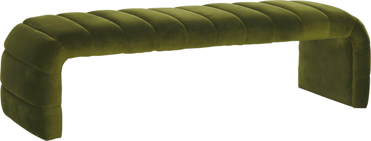 Westwood Bench  -  Moss Velvet - Bench