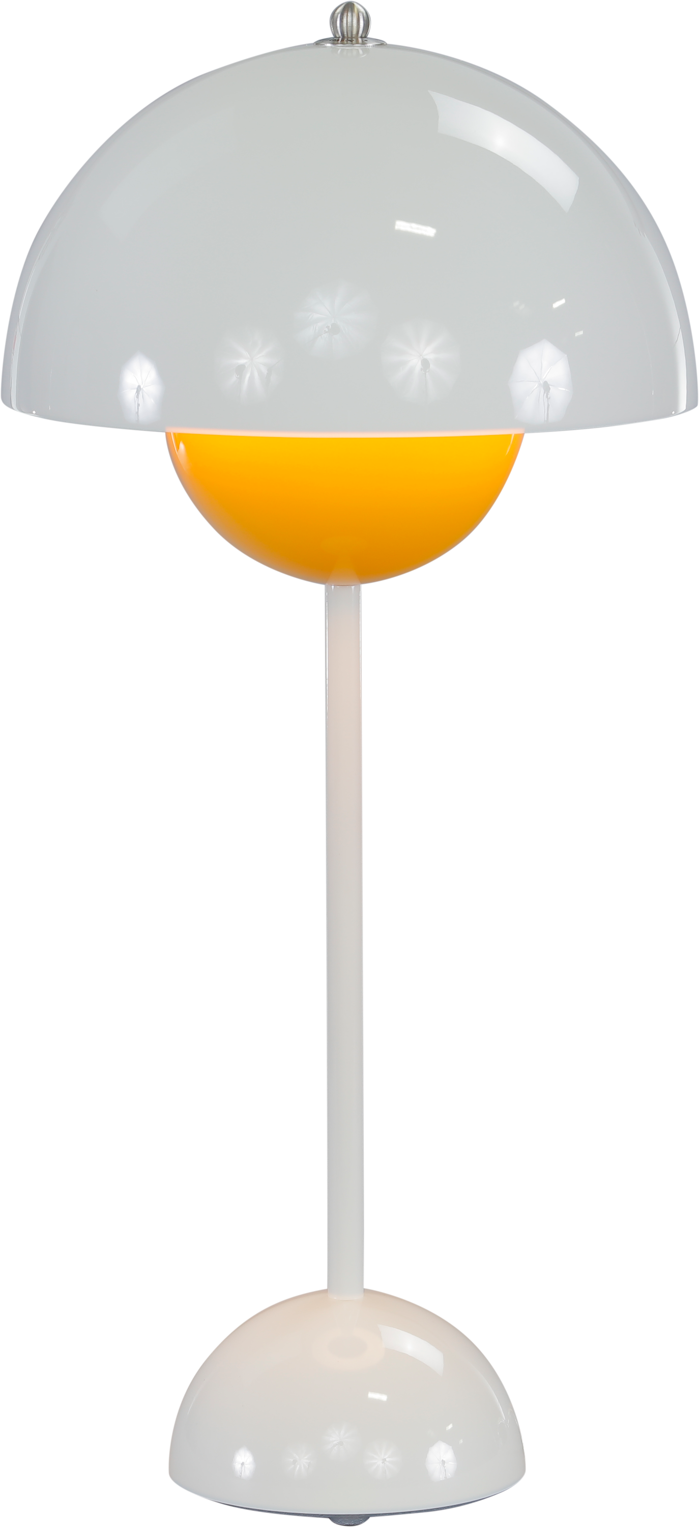 &Tradition Flowerpot Table Lamp - White/Yellow