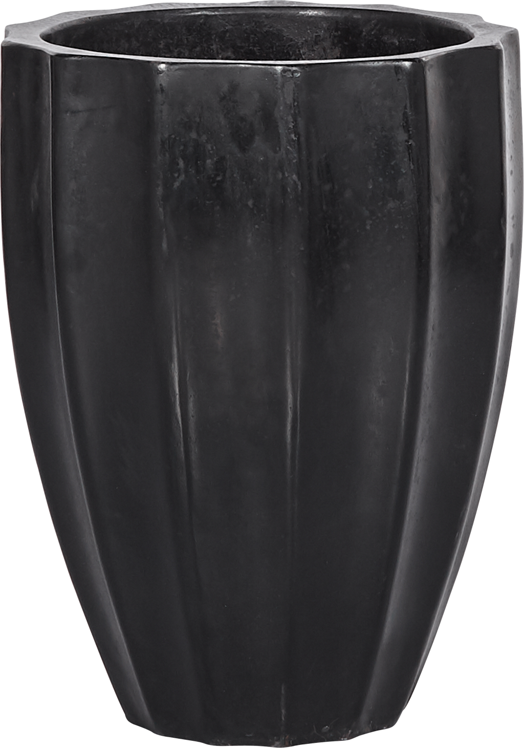 Allia Concrete Black Planter  -  Medium - Planter