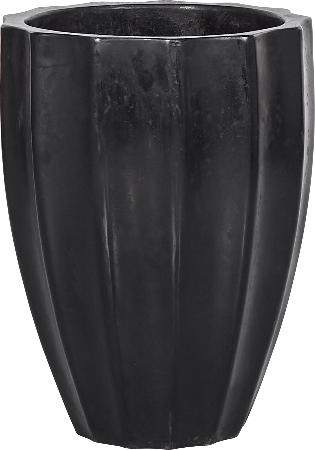 Allia Concrete Black Planter  -  Medium - Planter