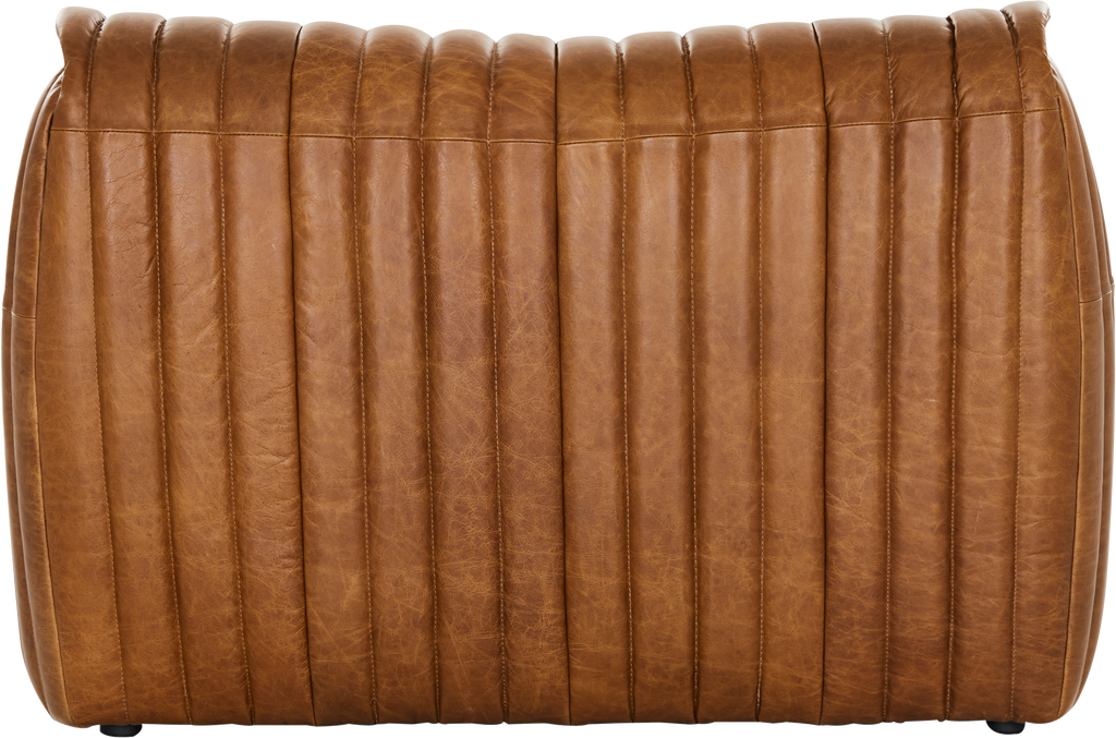 Aspen Leather Occasional Chair  -  Tan - Accent Chair