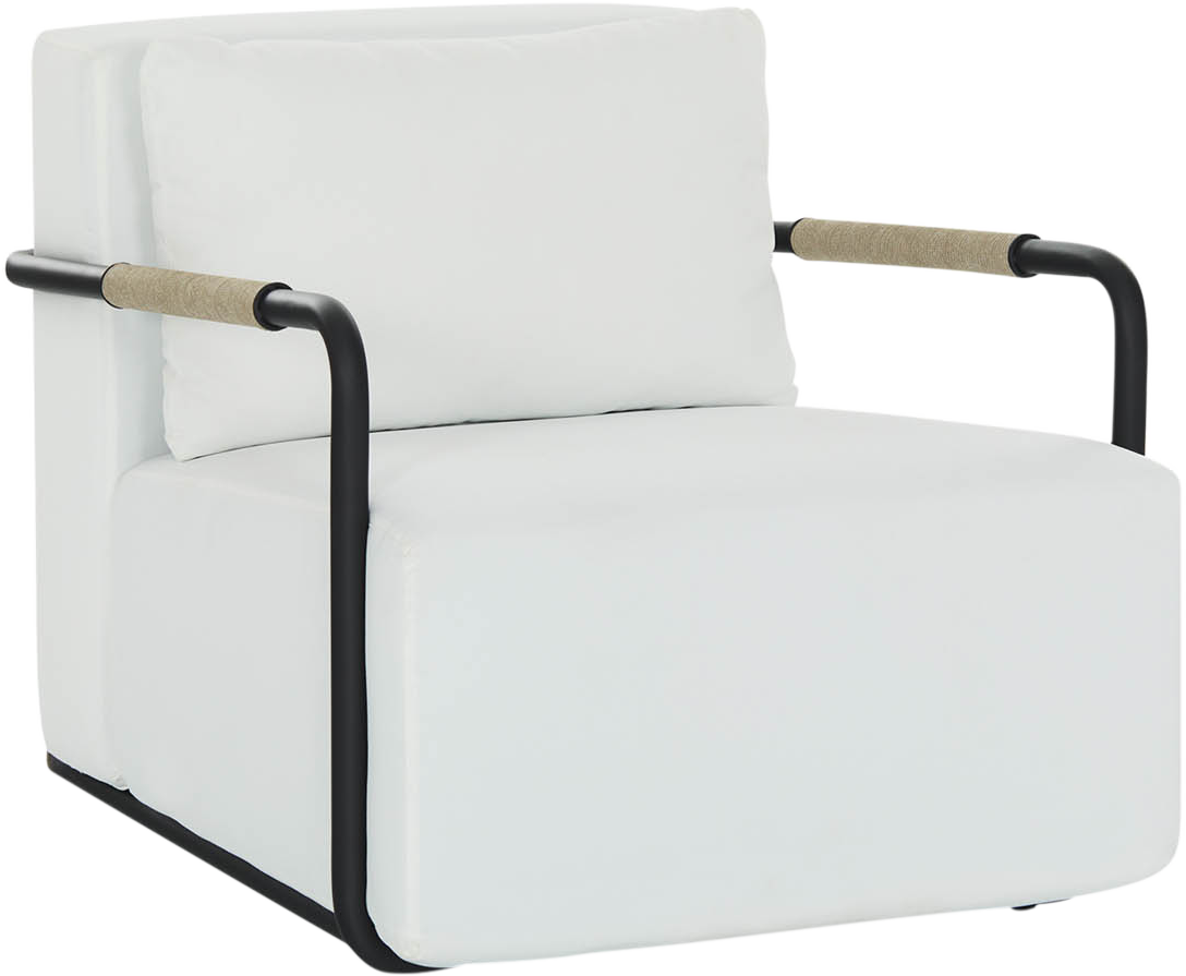Berlin Outdoor Lounge Chair - White - Outdoor Chair