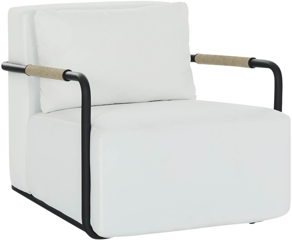 Berlin Outdoor Lounge Chair - White - Outdoor Chair