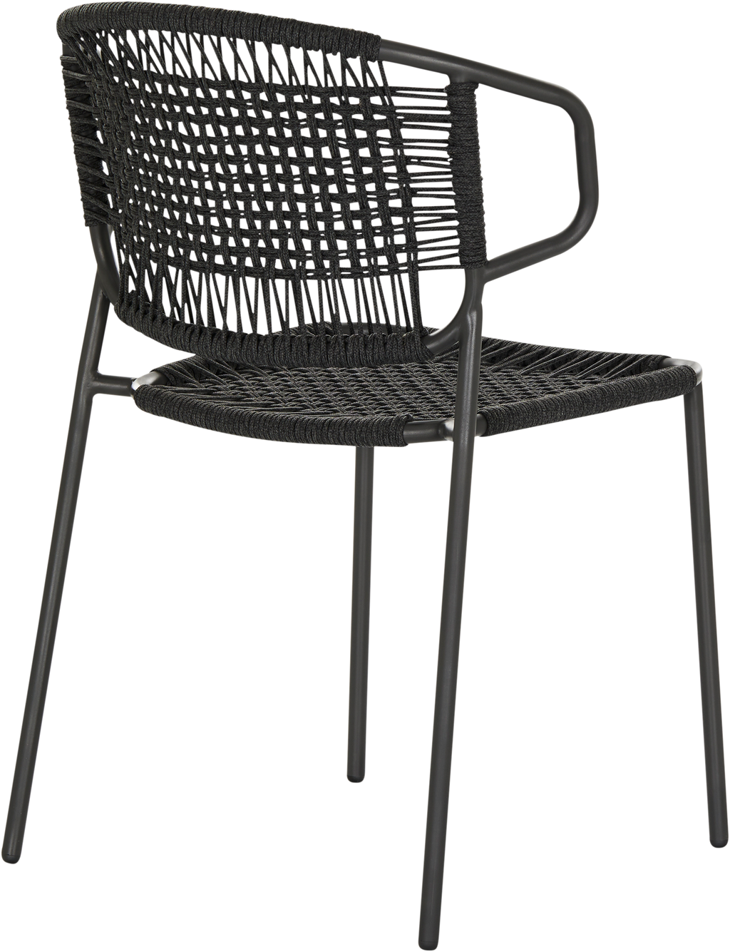 Cruz Outdoor Dining Chair  -  Anthracite/Carbon - Outdoor Dining Chair
