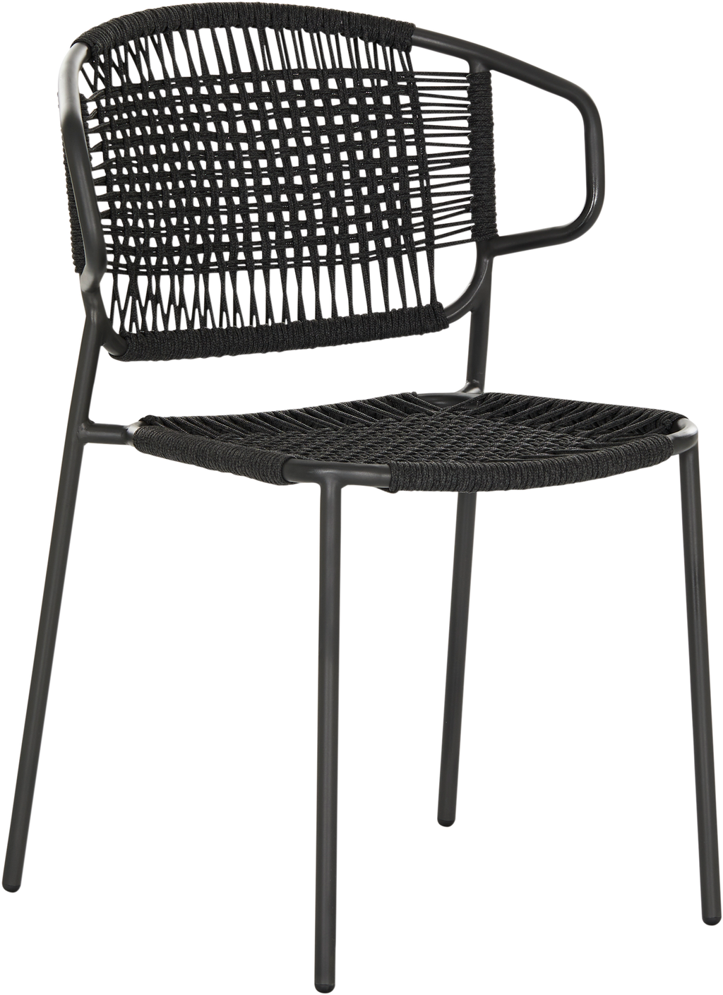 Cruz Outdoor Dining Chair  -  Anthracite/Carbon - Outdoor Dining Chair