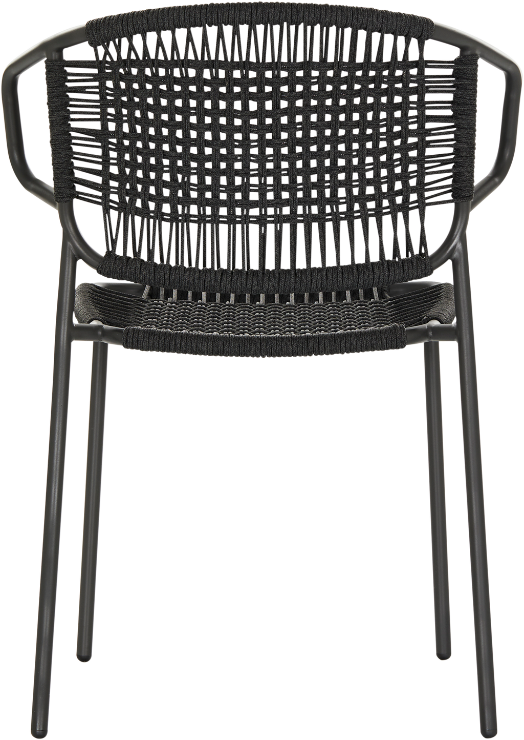 Cruz Outdoor Dining Chair  -  Anthracite/Carbon - Outdoor Dining Chair
