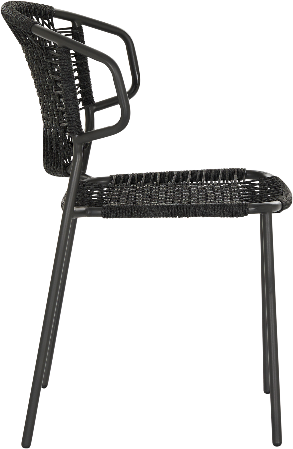 Cruz Outdoor Dining Chair  -  Anthracite/Carbon - Outdoor Dining Chair