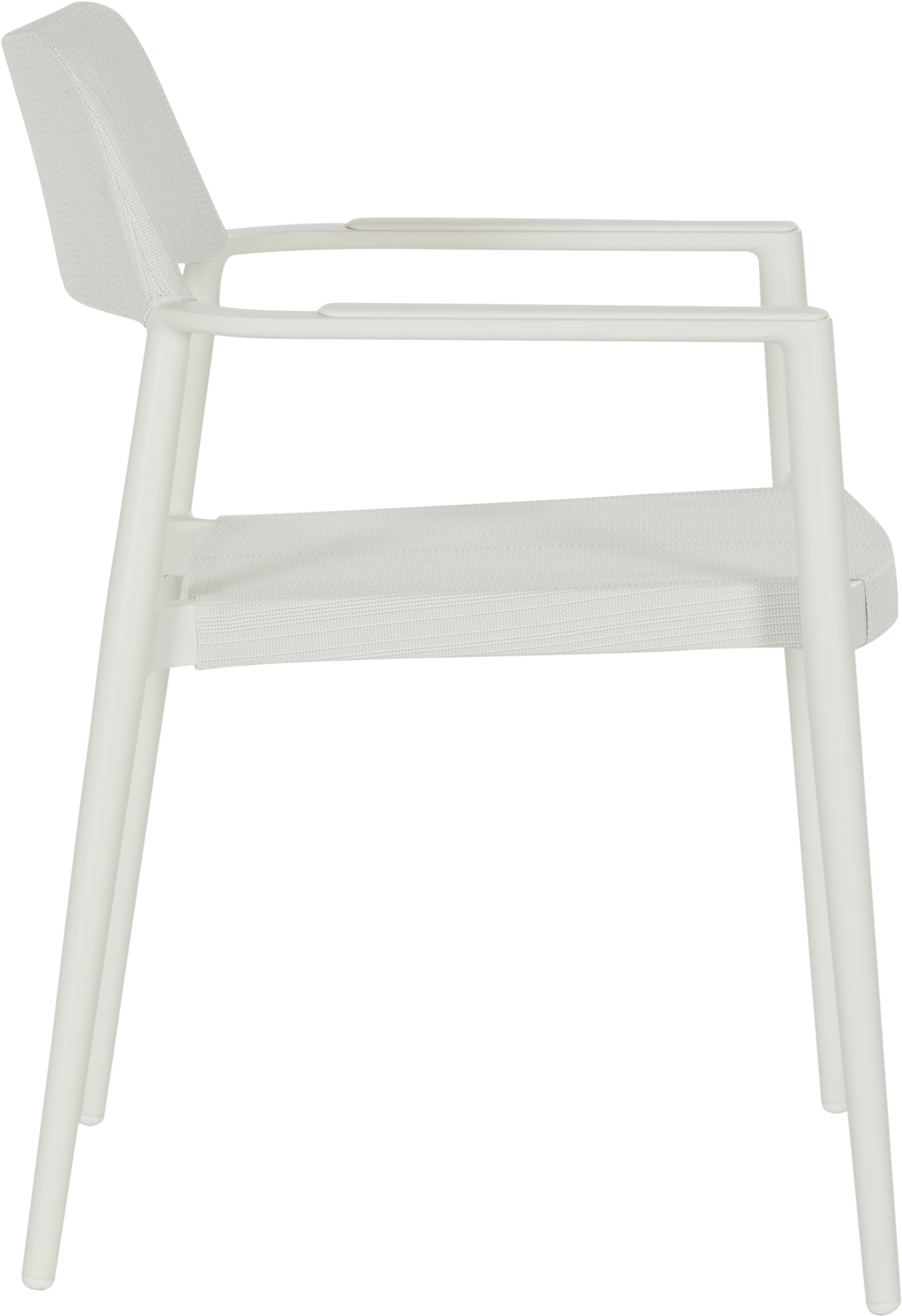 Cuba Outdoor Dining Chair  -  Light Grey - Outdoor Dining Chair
