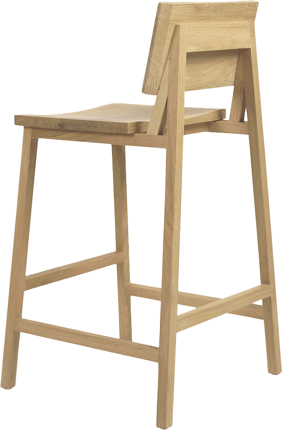 Liam Counter Stool - Oak - Counter Stool