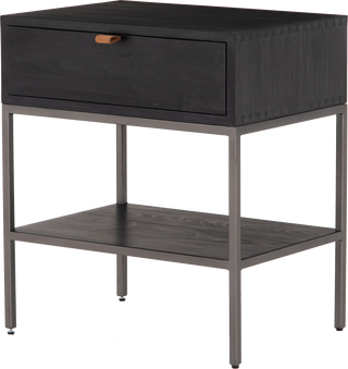 Mason Nightstand Small Black Wash