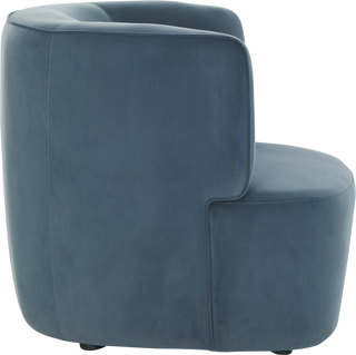 Mia Swivel Chair Soft Blue Velvet