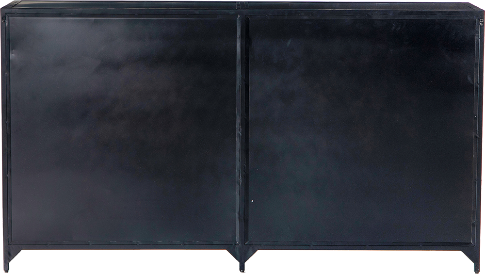 Monty Dresser - 8 Drawer - Black Metal - Dresser
