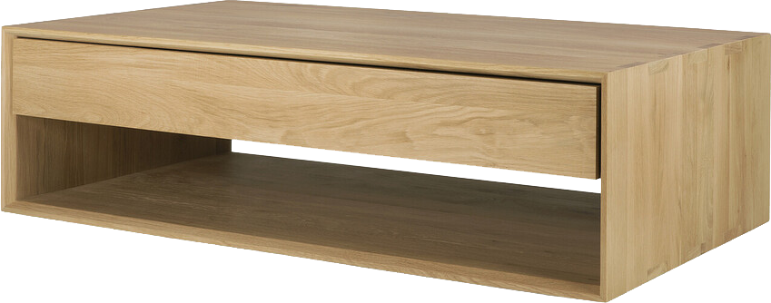 Nordic Coffee Table - 1 Drawer - Oak - Coffee Table