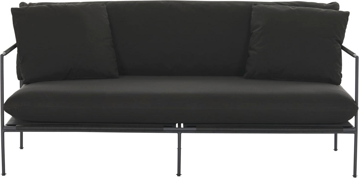 Malmo Outdoor Sofa - 2 Seat - Black - Outdoor Sofa