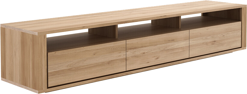 Shadow Media Unit - Oak - Media Unit