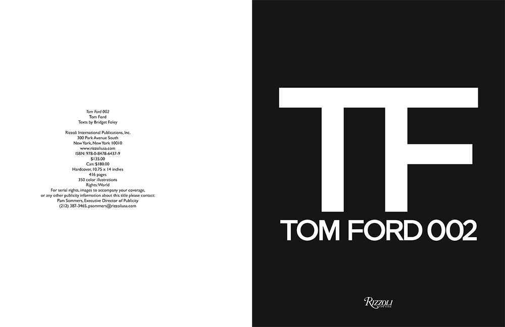 Tom Ford 002 - November 2021 - Book