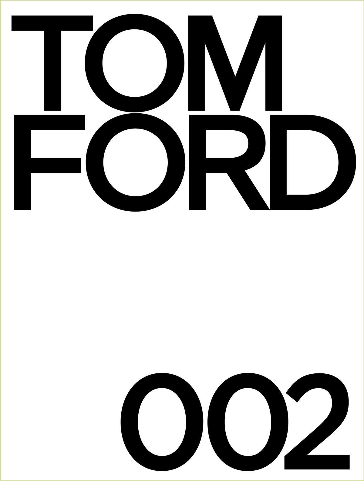 Tom Ford 002 - November 2021 - Book