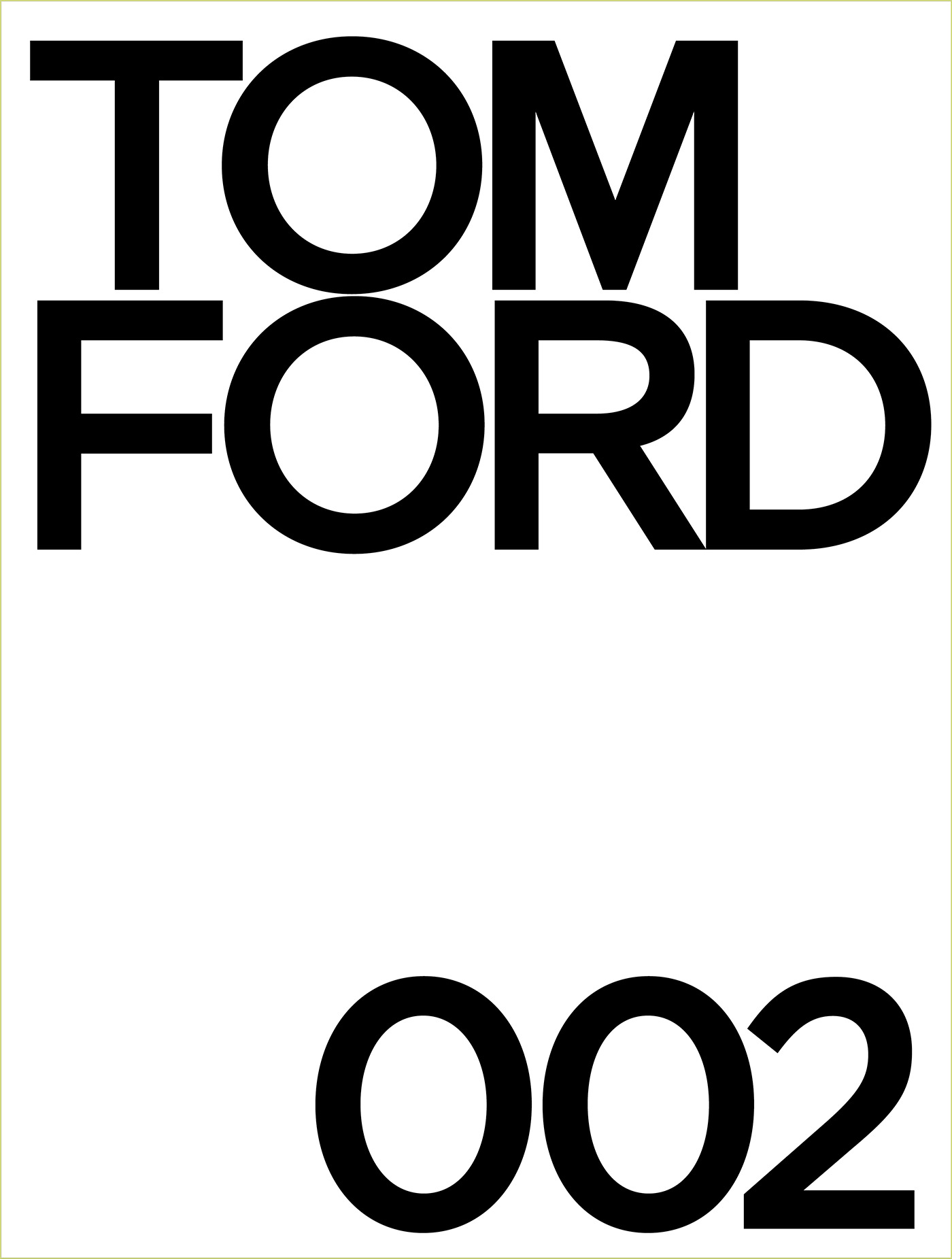 Tom Ford 002 - November 2021 - Book