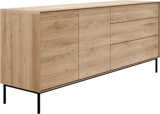 Sideboard white deals oak