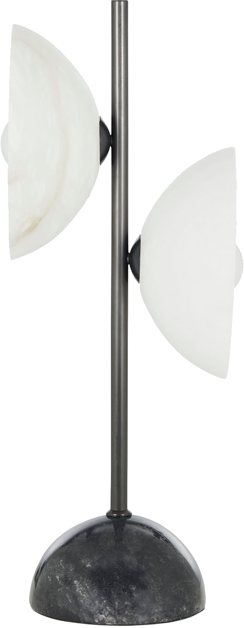 Zephyr Alabaster Table Lamp White