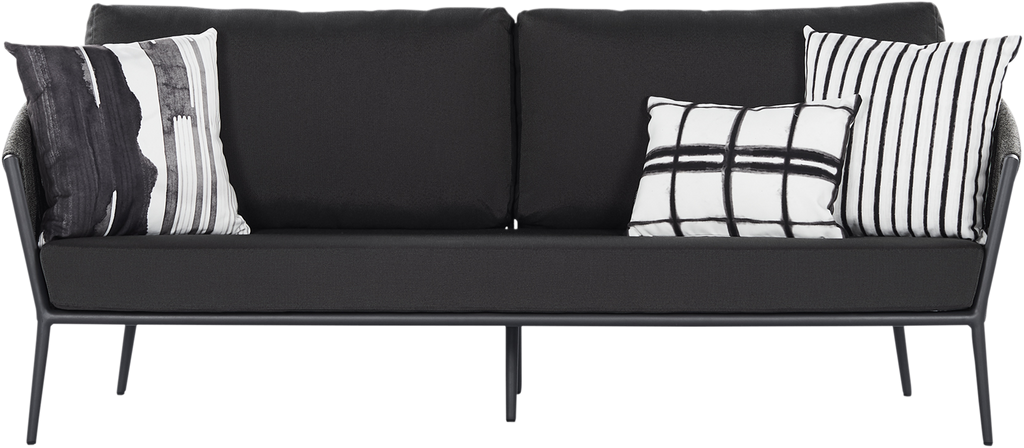 Catalina Outdoor Sofa  -  Charcoal - Outdoor Sofa