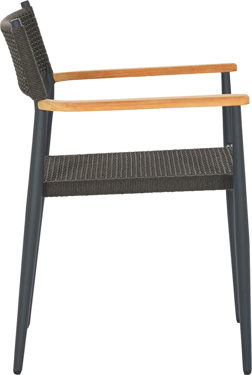 Corso Outdoor Dining Chair - Black - Outdoor Dining Chair