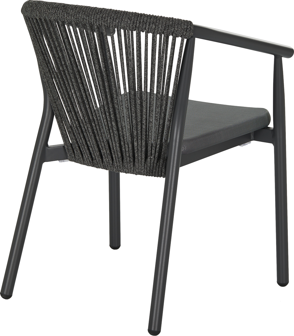 Marco Outdoor Dining Chair - Anthracite Charcoal - Outdoor Chair